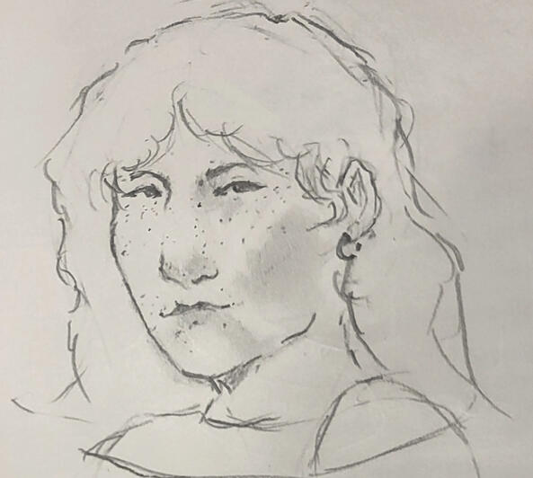 Sketches for a friend - Evangeline