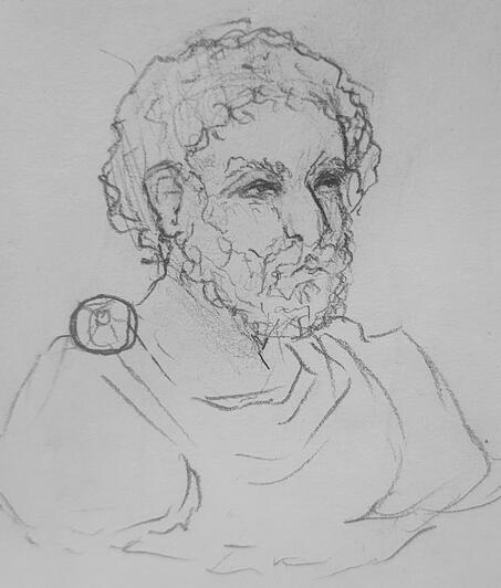 Bust study series - Antonius Pius.