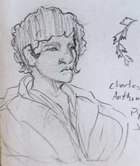 Bust study series - unknown bronze bust.